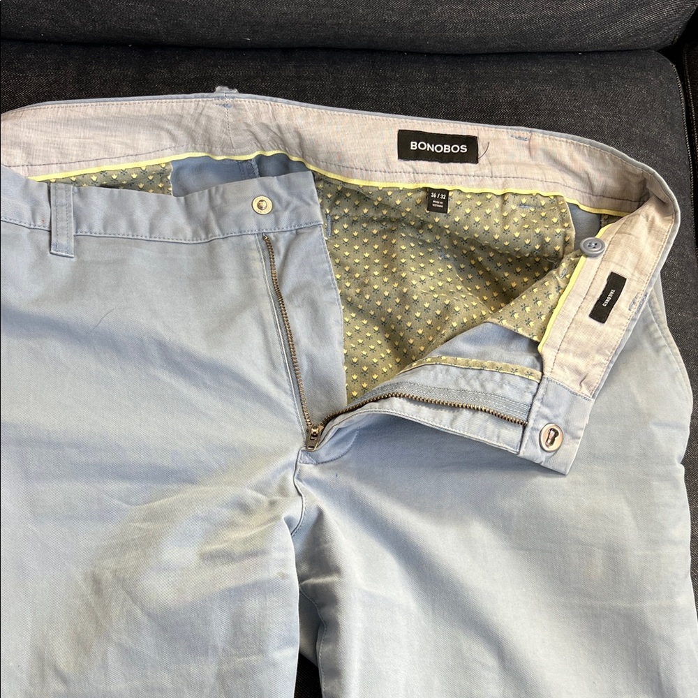 Bonobos Sky Blue Casual Pants